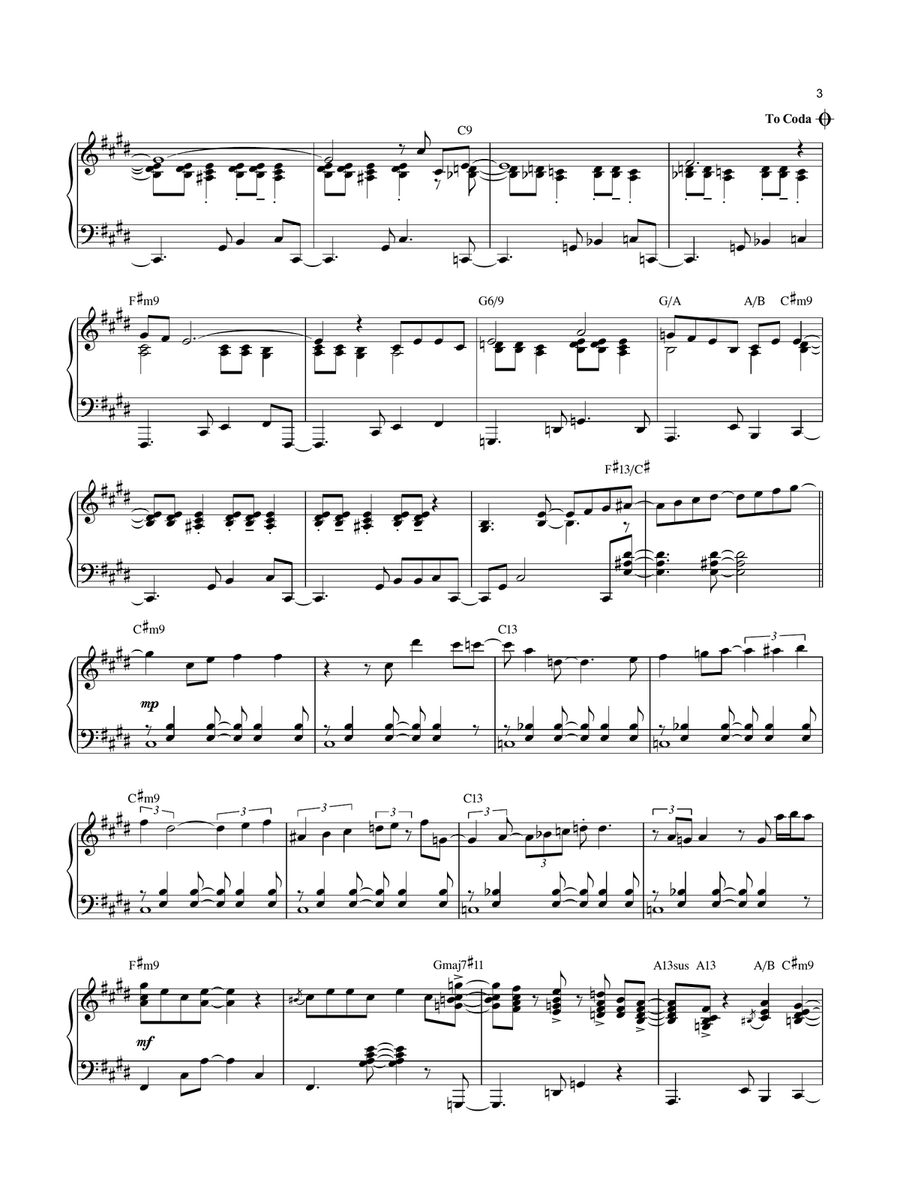 (It's Just) Talk Piano Solo scores gallery preview page 3