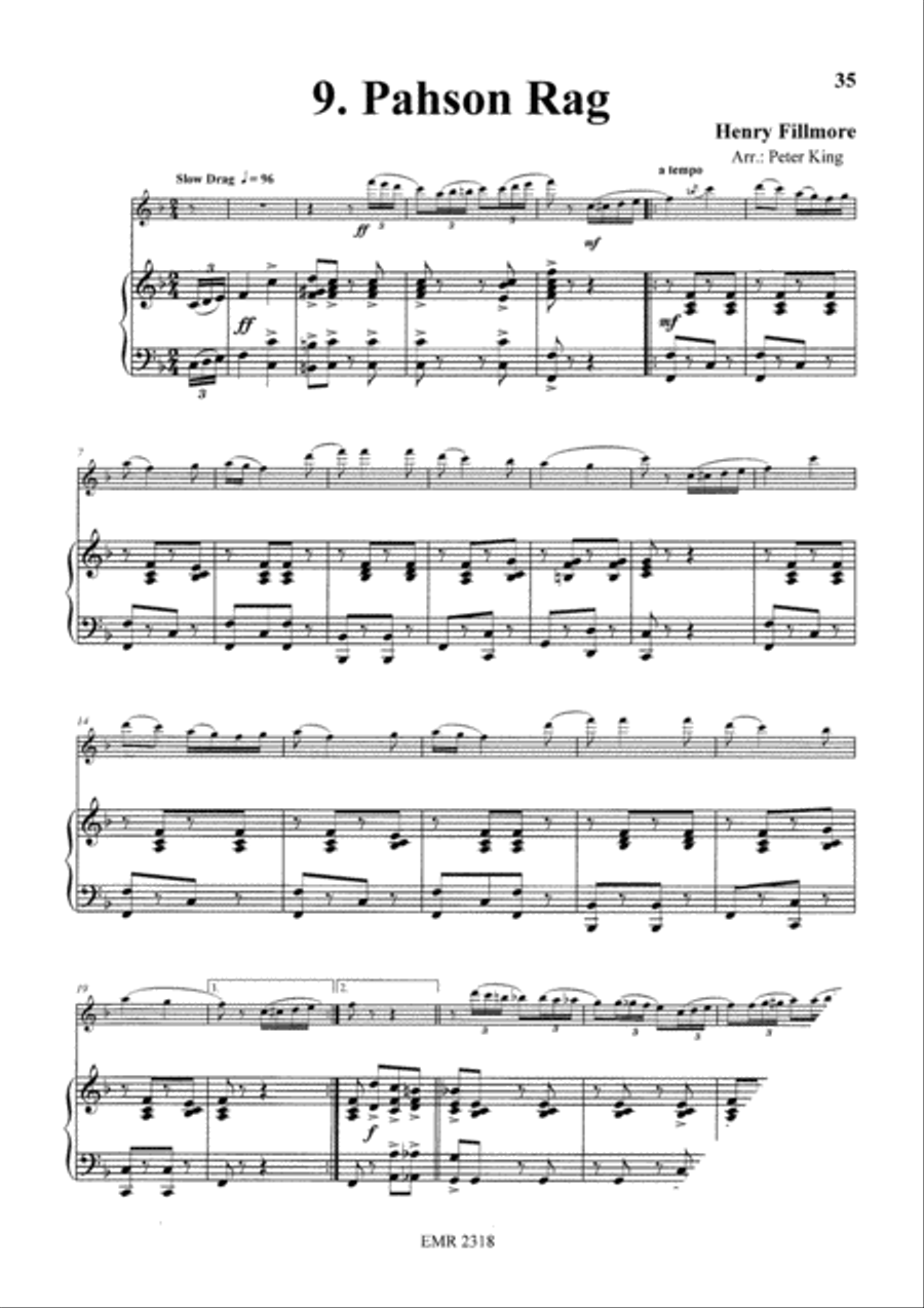 15 Rags Flute Solo scores gallery preview page 11
