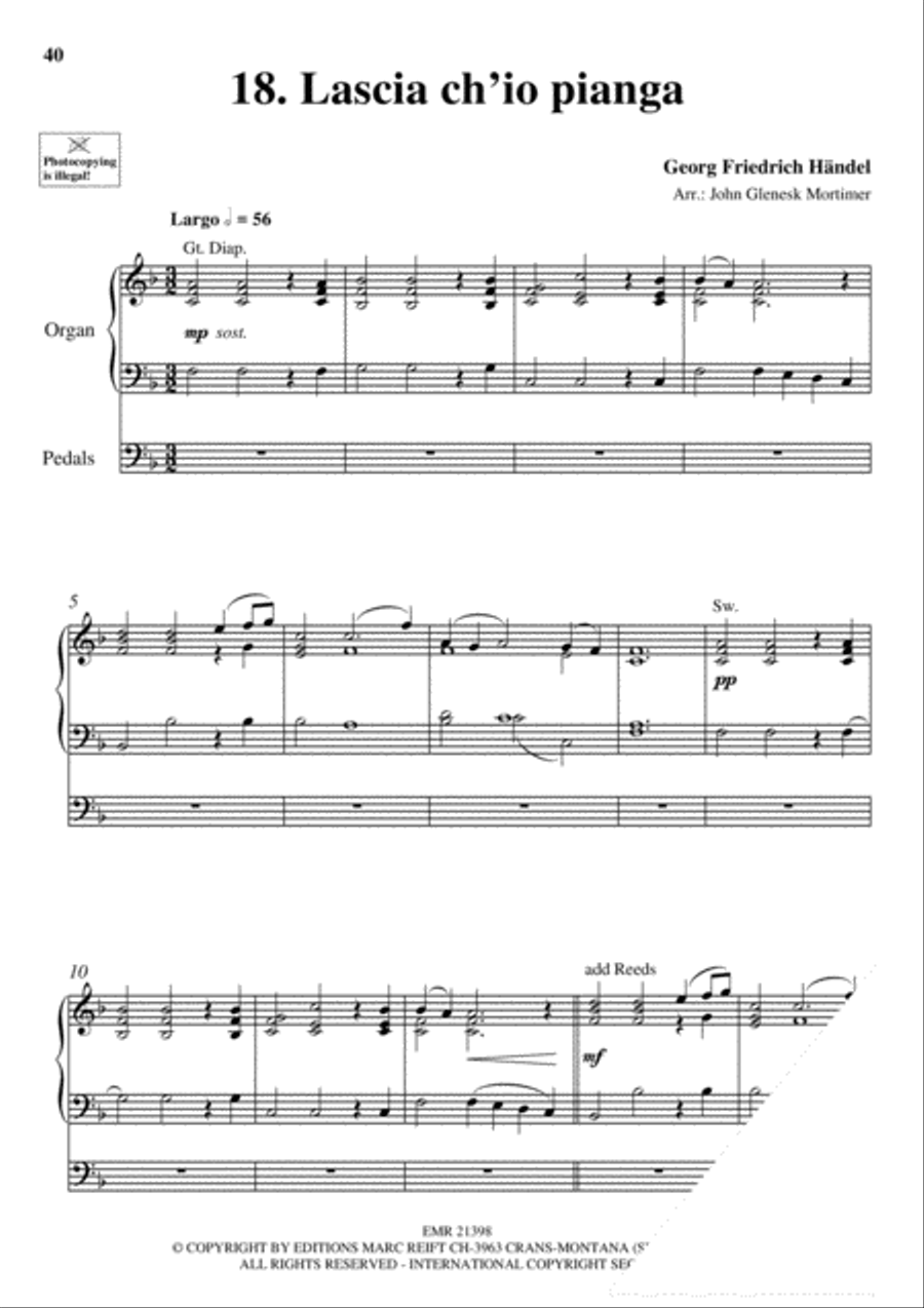 Wedding Favorites for Organ Trumpet scores gallery preview page 23