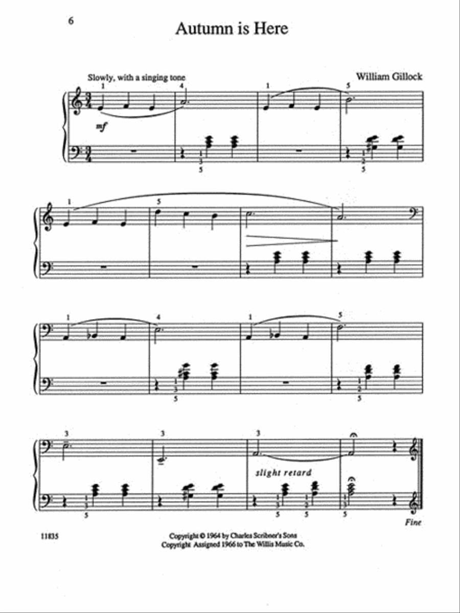 Accent on Gillock Volume 1 Piano Method scores gallery preview page 5