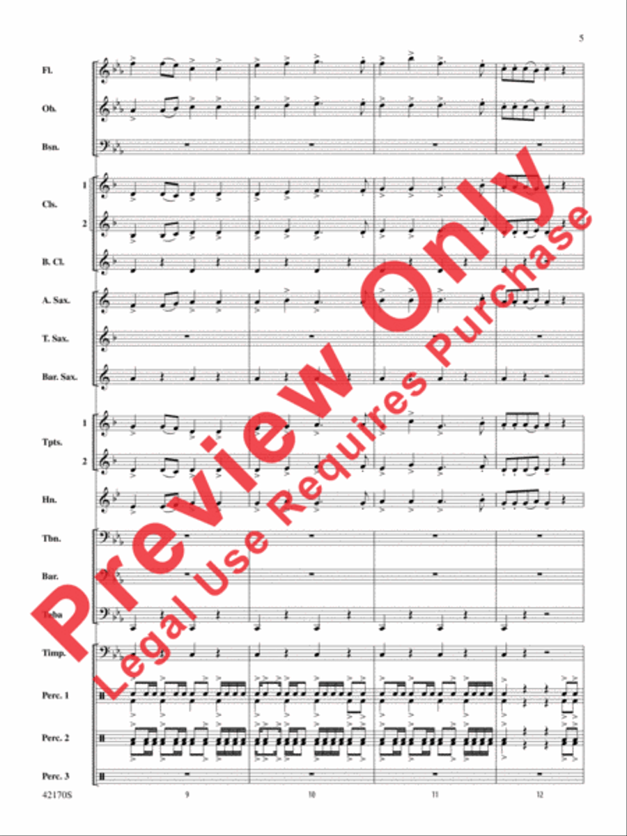 Bushido Bushido Concert Band scores gallery preview page 5