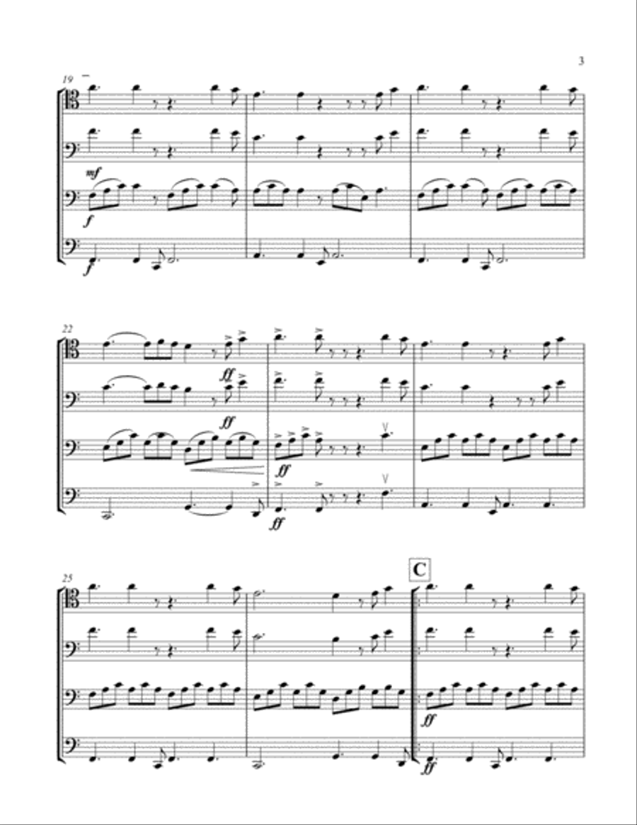 Hallelujah Cello scores gallery preview page 3