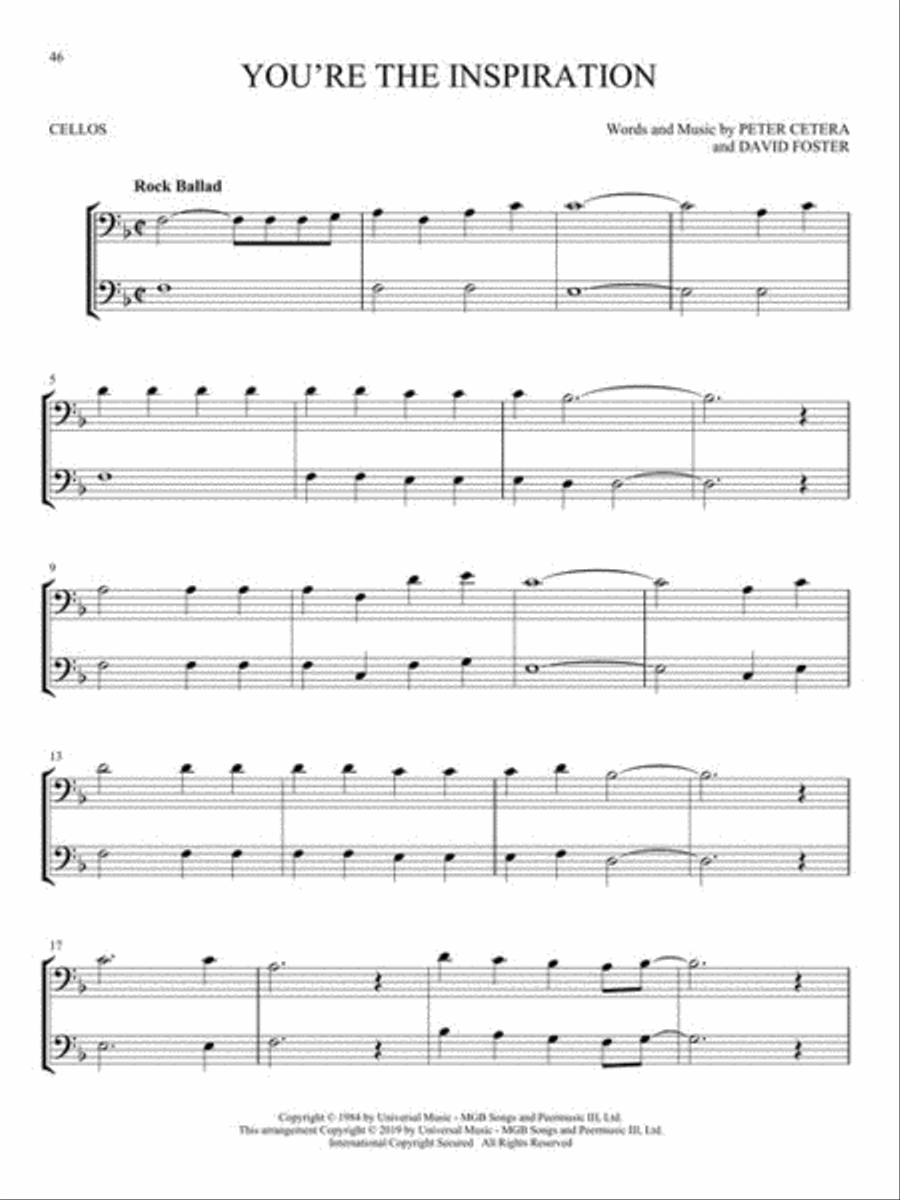 Classic Rock for Two Cellos Cello scores gallery preview page 6