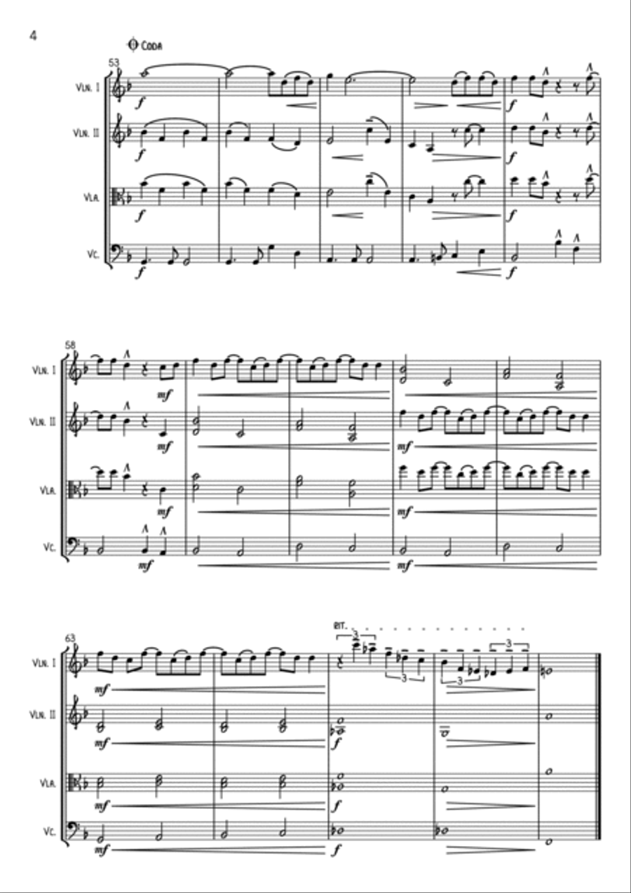 Let's Stay Together String Trio scores gallery preview page 4