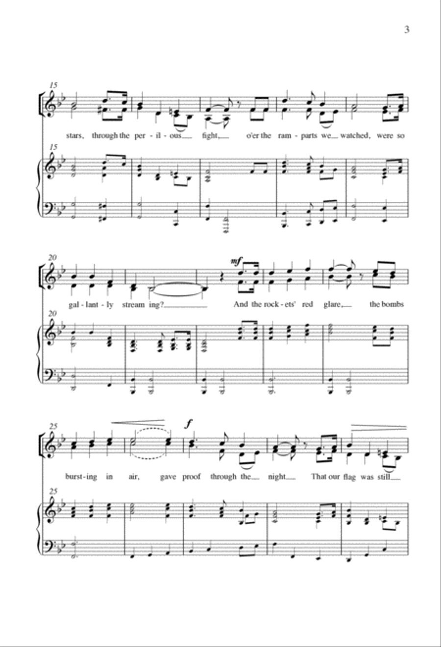 The Star-Spangled Banner The Star-Spangled Banner TTBB scores gallery preview page 2