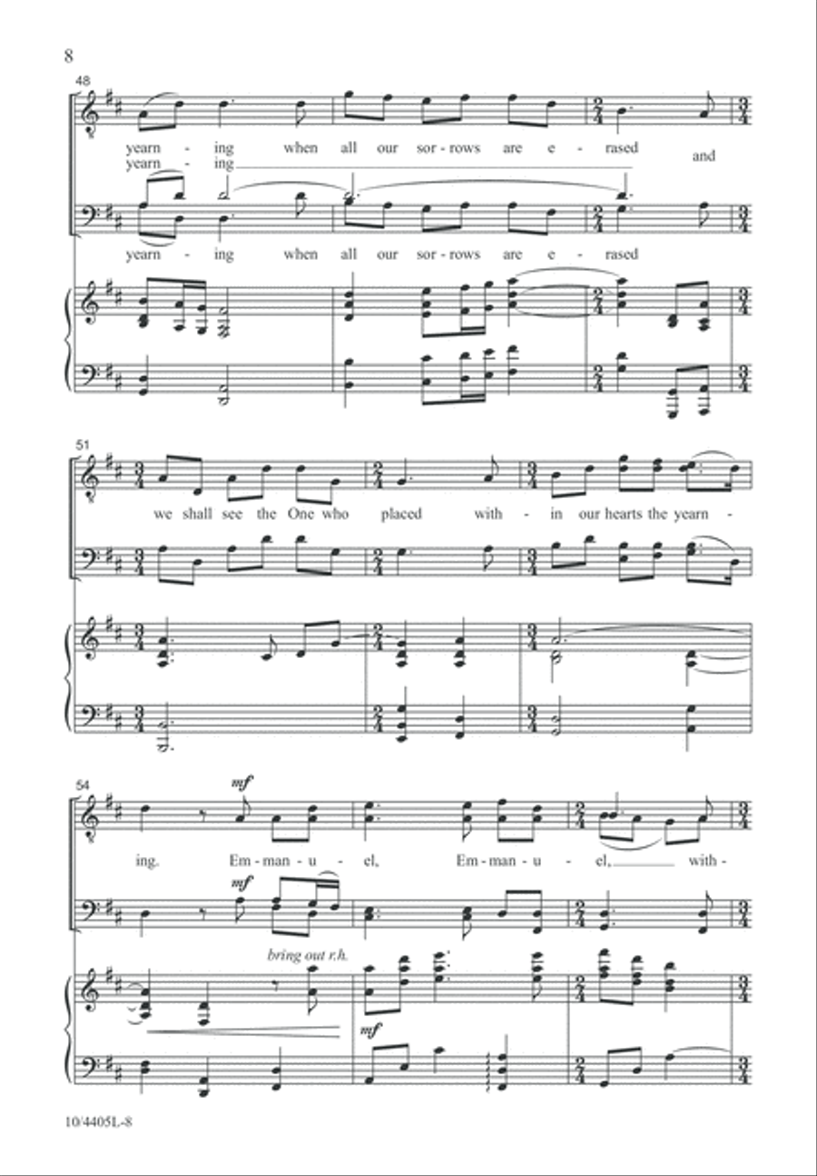 The Yearning The Yearning TTBB scores gallery preview page 8