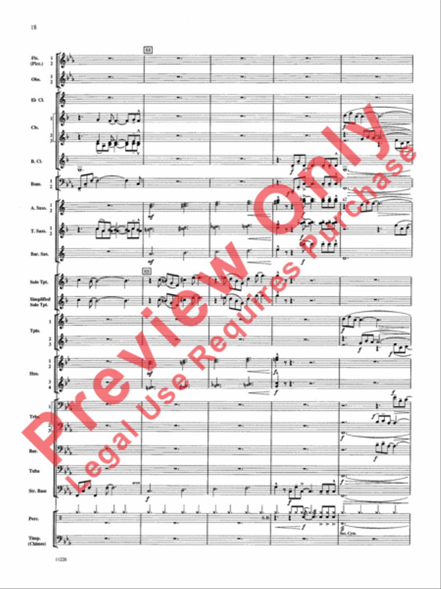 American Jazz Suite American Jazz Suite Concert Band scores gallery preview page 19