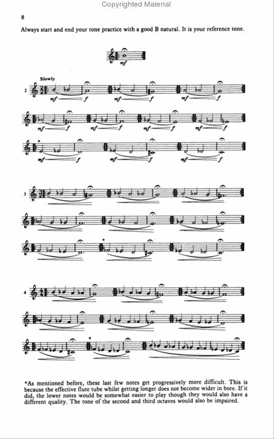 Trevor Wye Practice Book for the Flute Flute Solo scores gallery preview page 3
