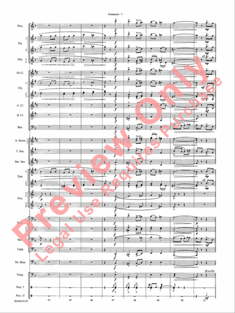 Brighton Beach Concert Band scores gallery preview page 9