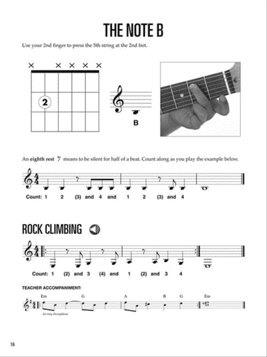 Guitar for Kids – Book 2 Guitar scores gallery preview page 5