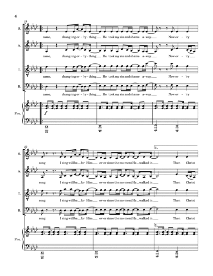 Then Christ Came Then Christ Came 4-Part scores gallery preview page 5