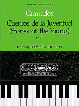Book cover for Cuentos de la Juventud (Stories of the Young), Op.1