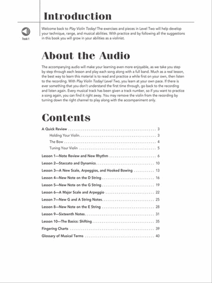 Play Violin Today! - Level 2 Violin Solo scores gallery preview page 2