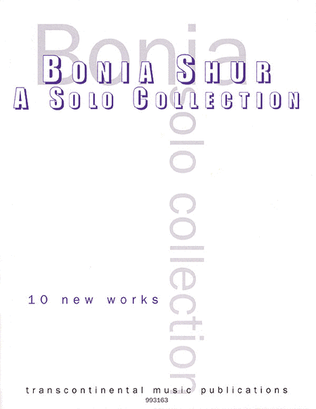 Book cover for Bonia Shur - A Solo Collection