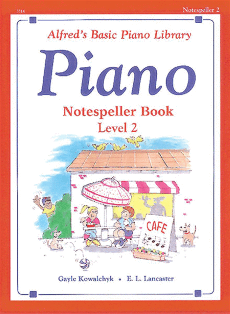 Book cover for Alfred's Basic Piano Course Notespeller, Level 2