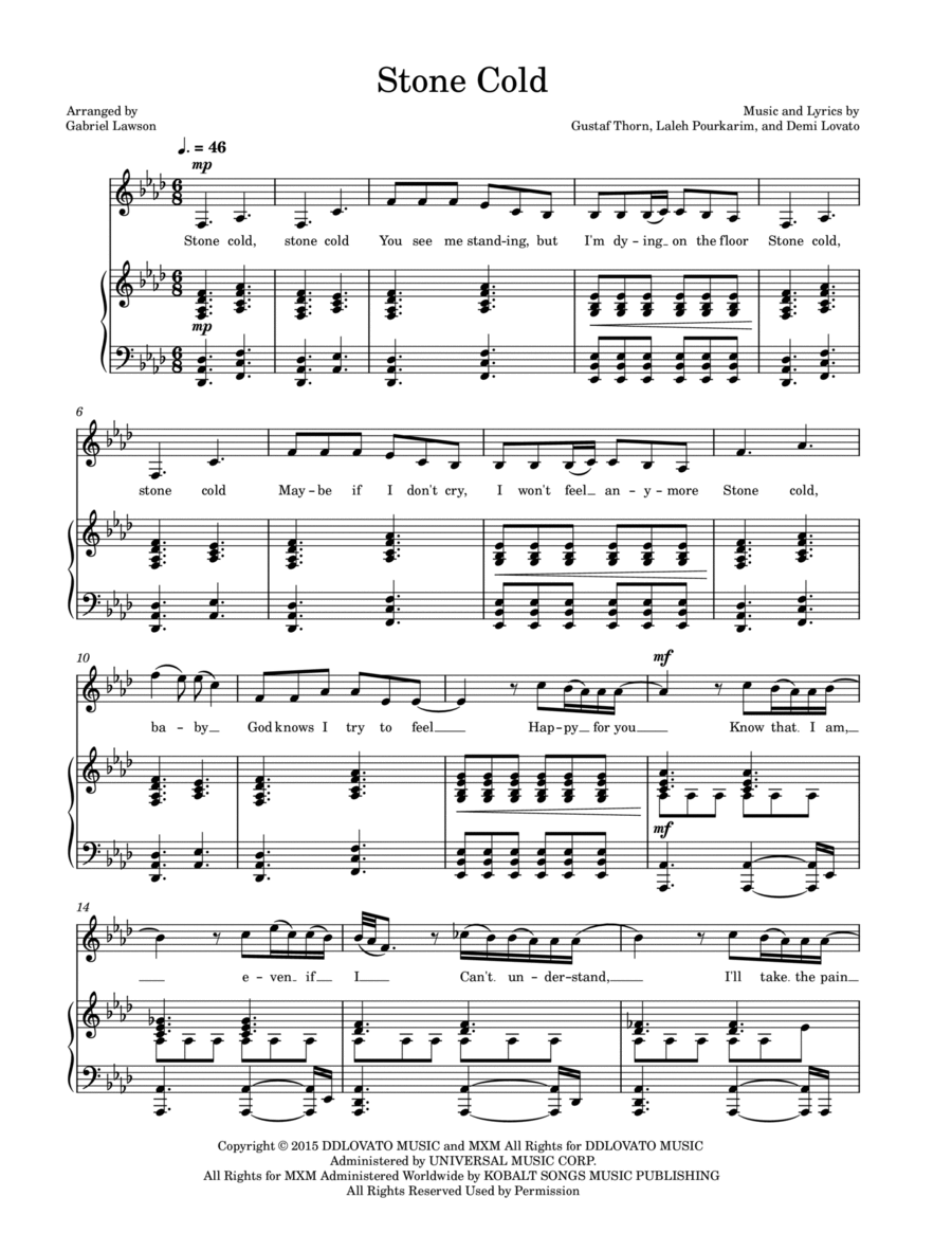 Stone Cold Voice scores gallery preview page 1