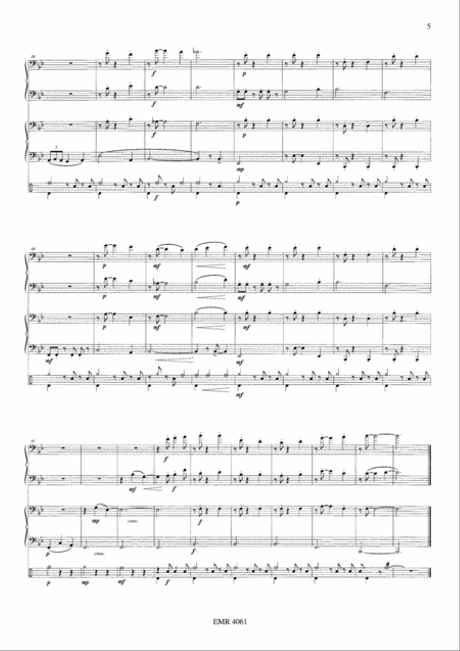 Die Forelle Die Forelle Tuba Quartet scores gallery preview page 6