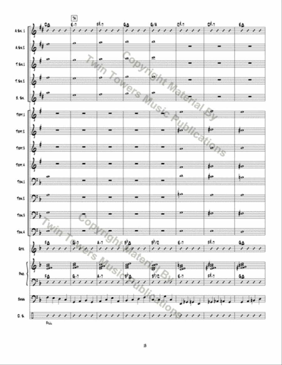 Nerve Damage Jazz Ensemble scores gallery preview page 14