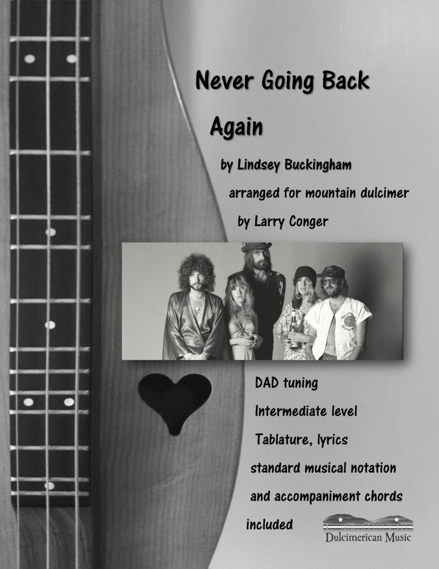 Never Going Back Again Dulcimer scores gallery preview page 1