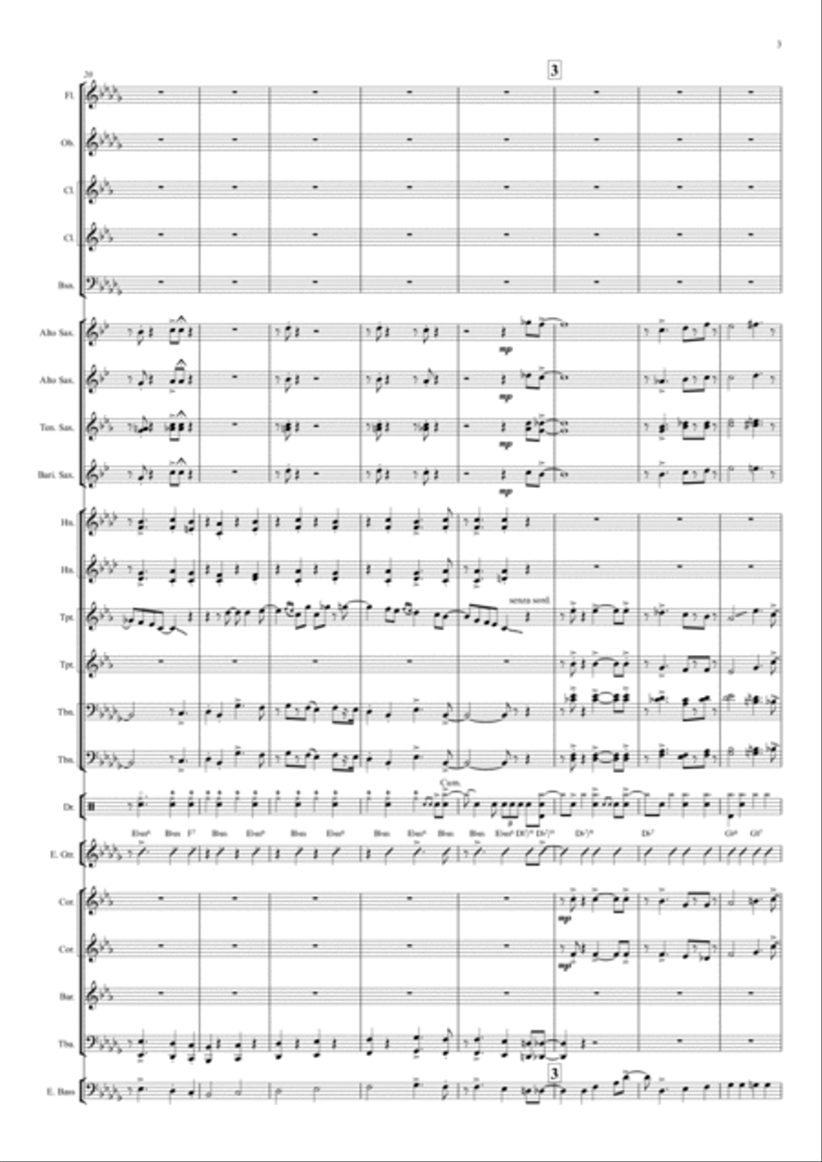 Song of the Volga Boatmen Concert Band scores gallery preview page 4