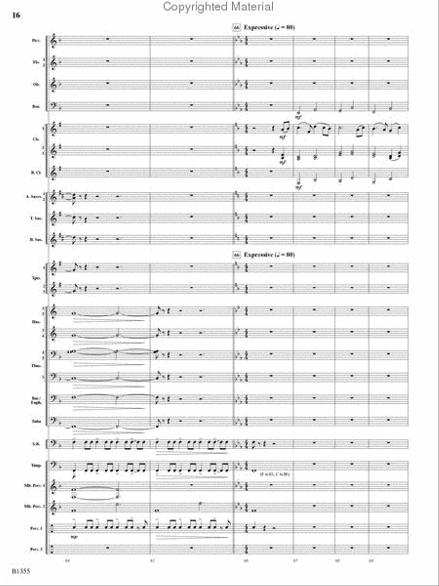 With Ever Joyful Hearts Concert Band scores gallery preview page 14