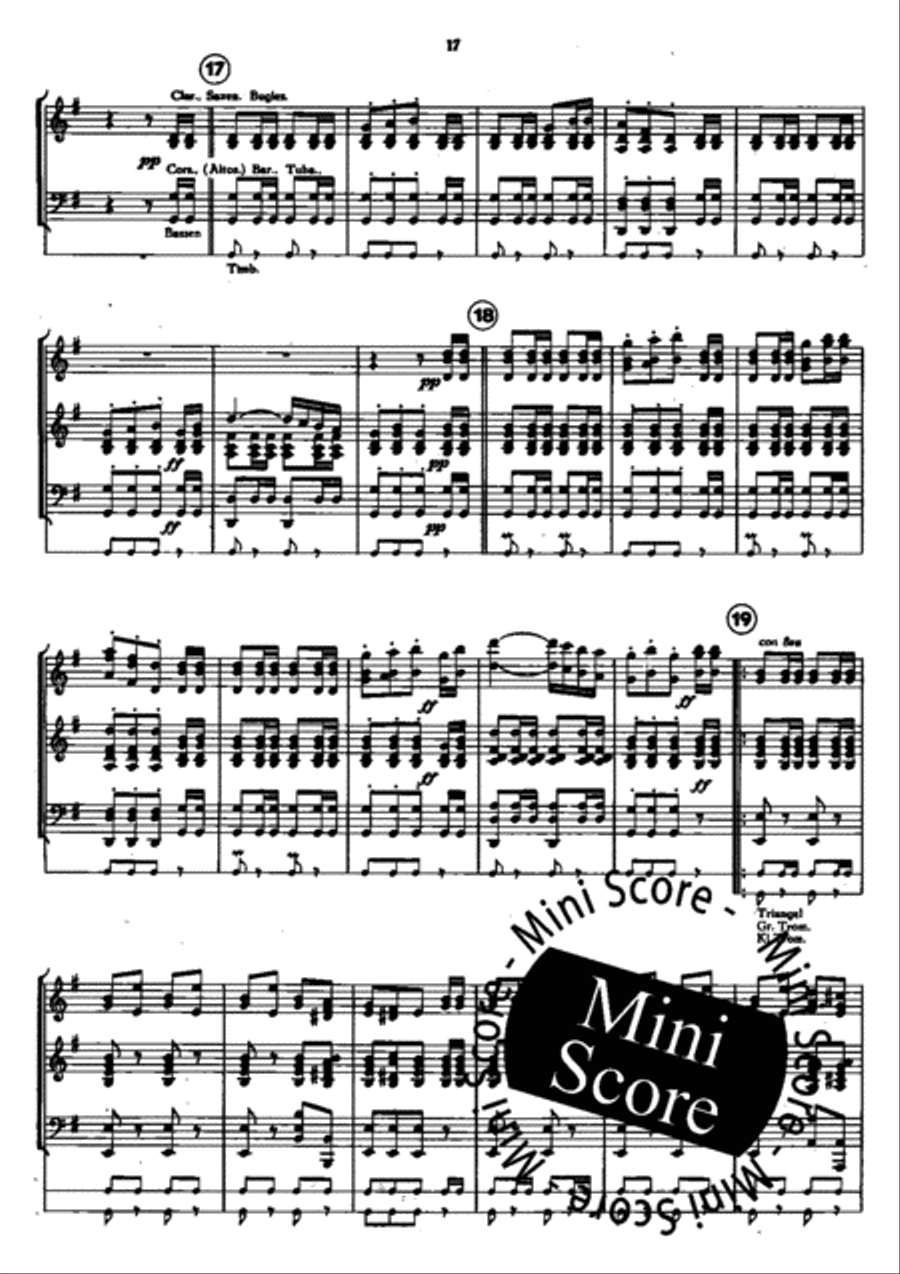 Wilhelm Tell/Guillaume Tell Concert Band scores gallery preview page 23