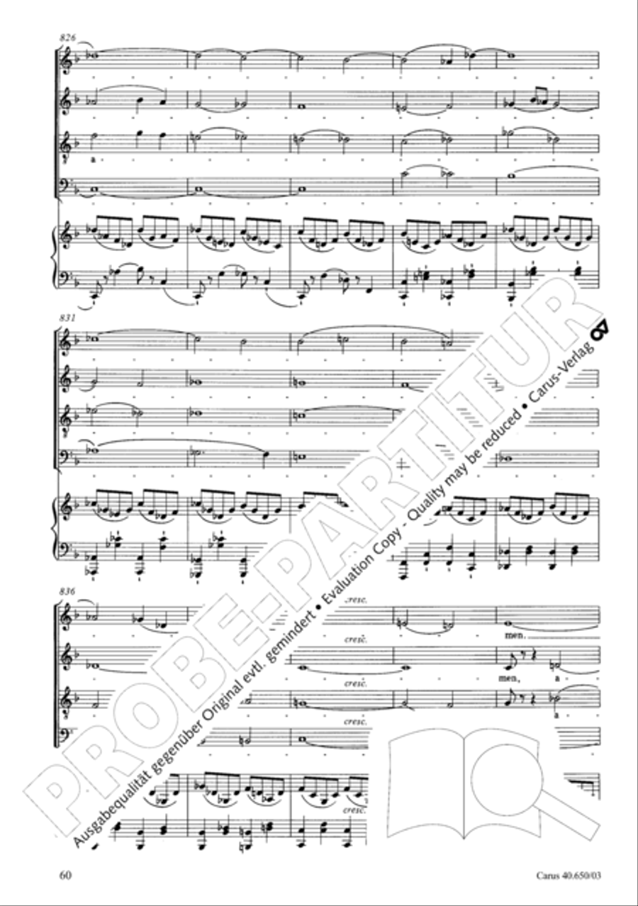 Petite Messe solennelle 4-Part scores gallery preview page 63
