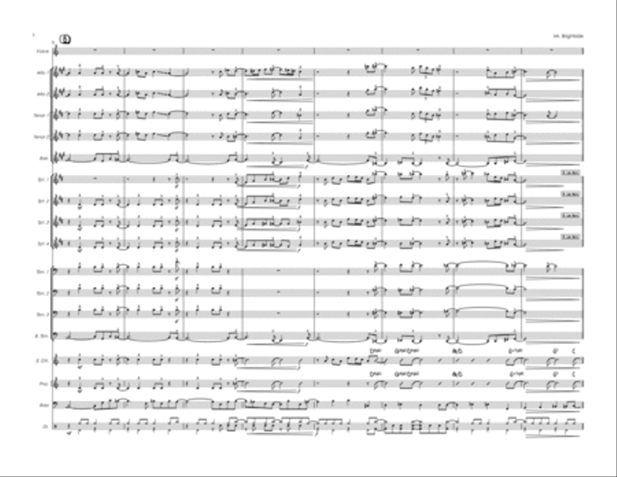 Mr. Brightside Jazz Ensemble scores gallery preview page 2