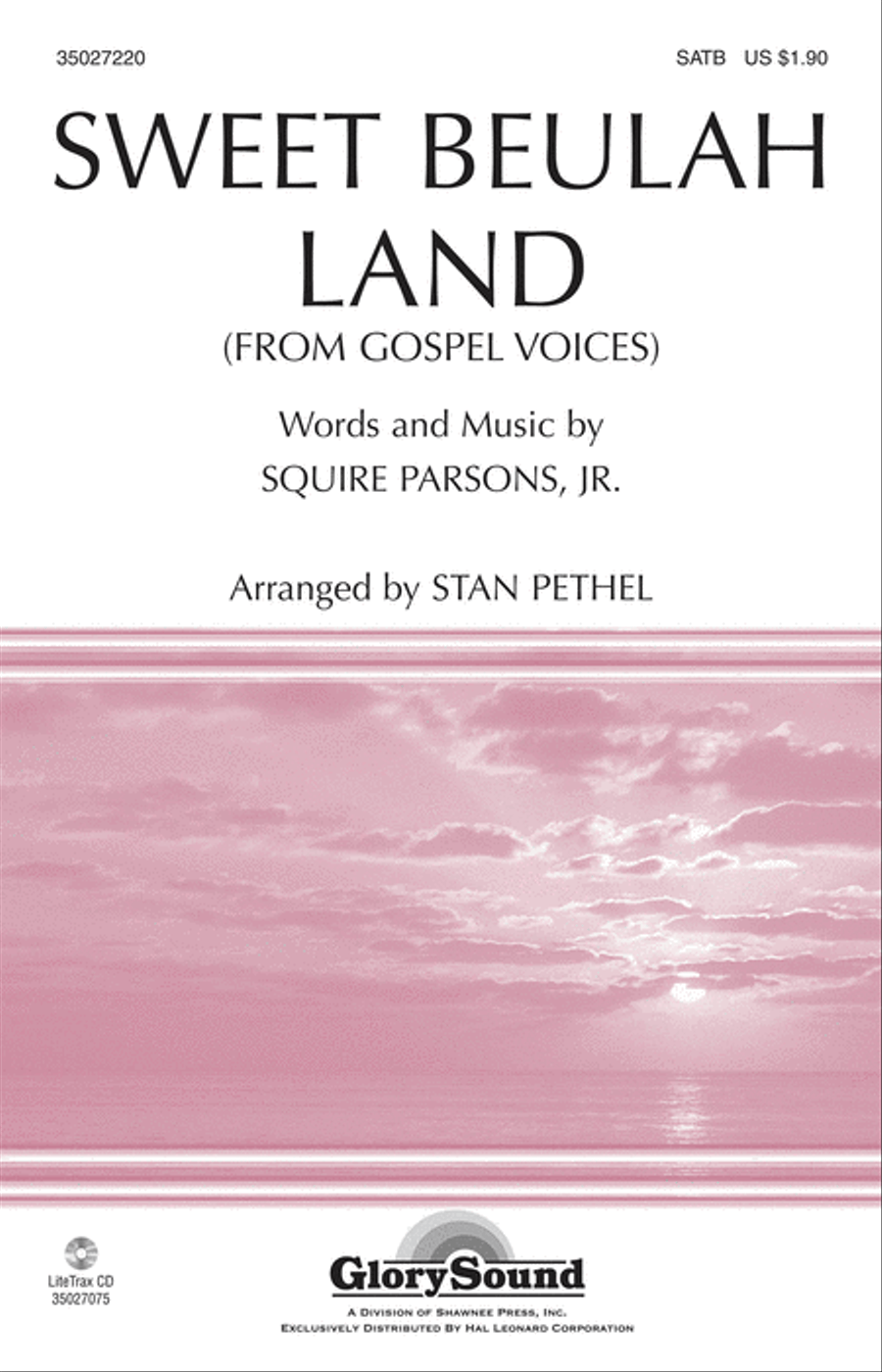Sweet Beulah Land (from Gospel Voices) 4-Part scores gallery preview page 1