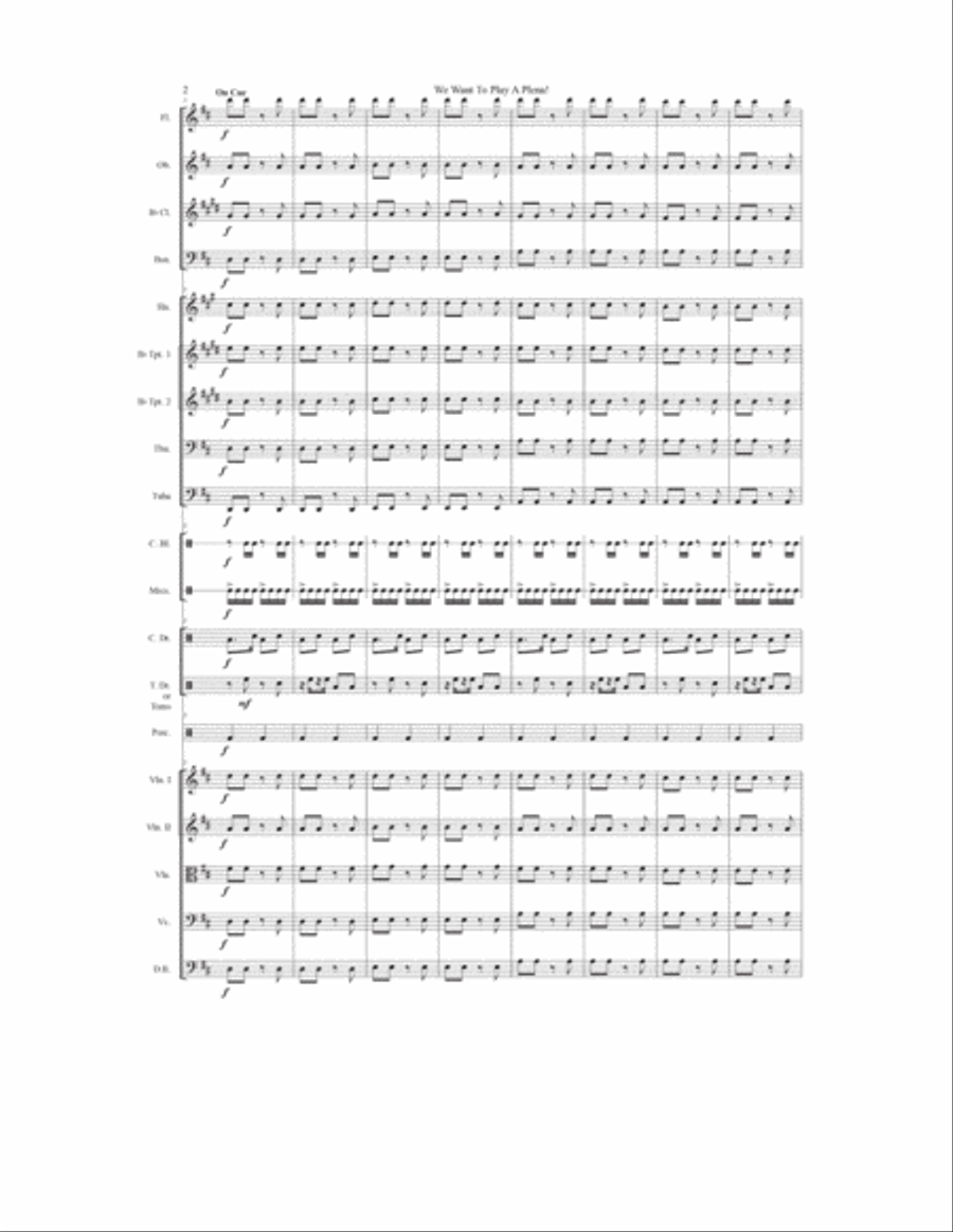 We Want To Play A Plena! Full Orchestra scores gallery preview page 3