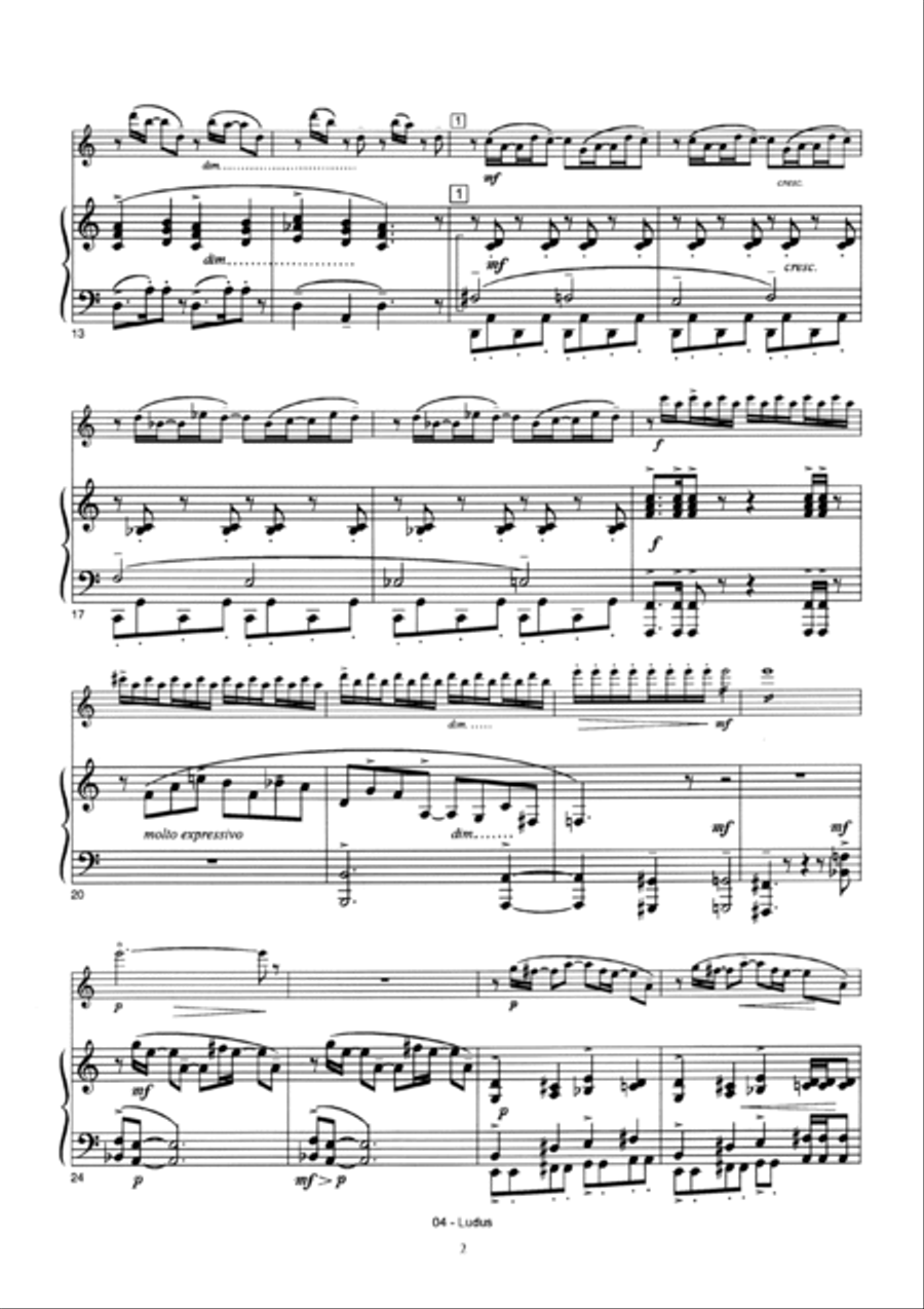 A inúbia do cabocolinho A inúbia do cabocolinho Flute Solo scores gallery preview page 4