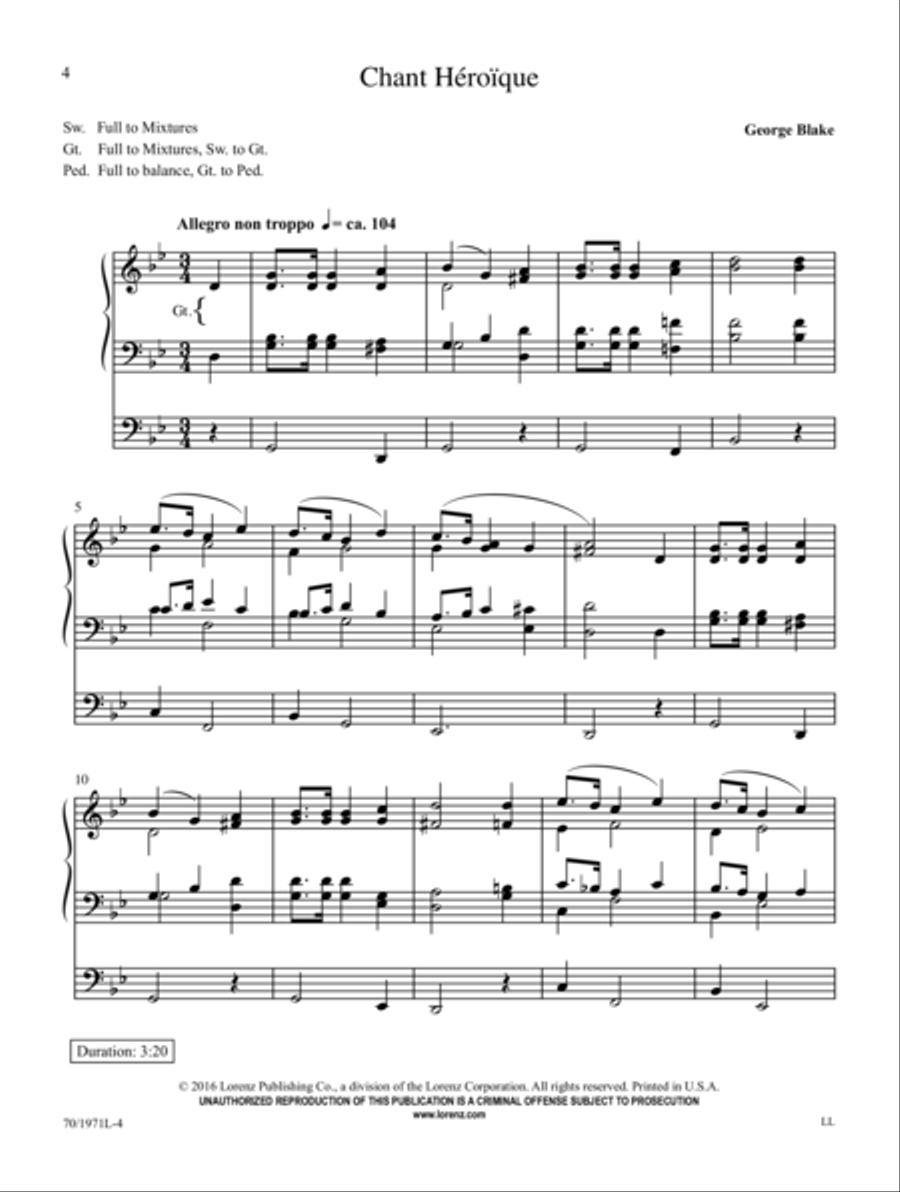 Majesty and Triumph Organ Solo scores gallery preview page 2
