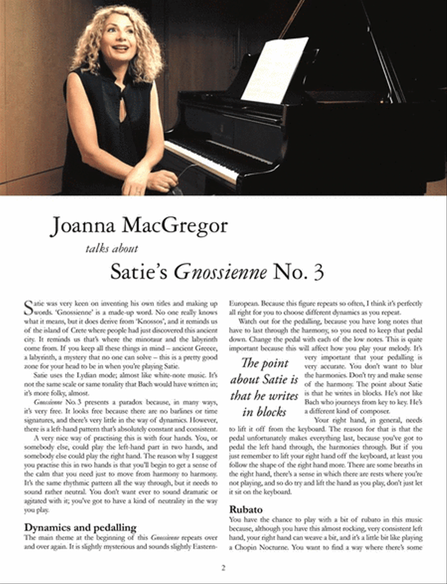 Gnossienne No. 3 for Piano Piano scores gallery preview page 3