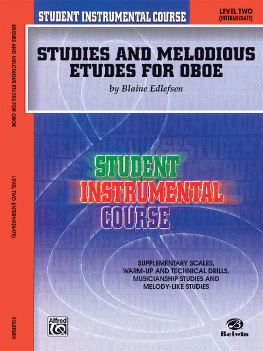Student Instrumental Course Studies and Melodious Etudes for Oboe Oboe scores gallery preview page 1