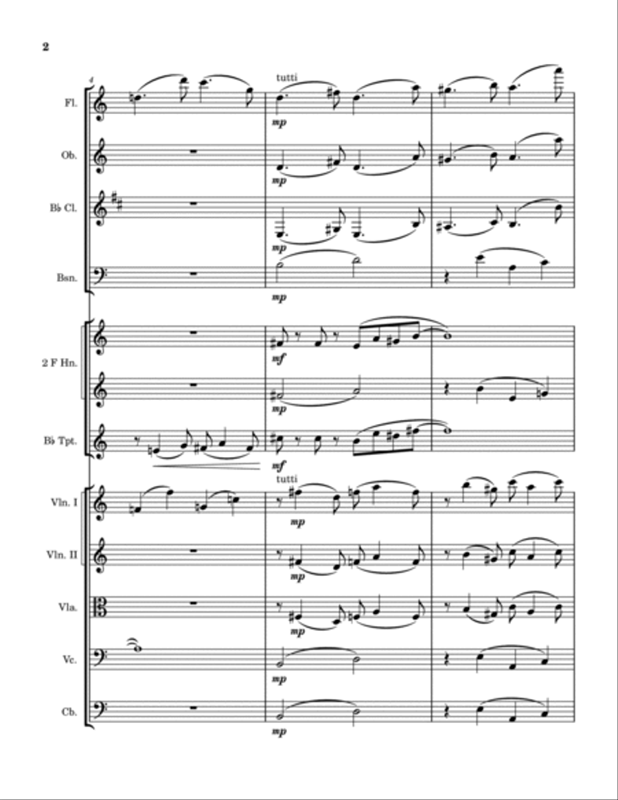 Sinfonia #33 Sinfonia #33 Chamber Orchestra scores gallery preview page 2