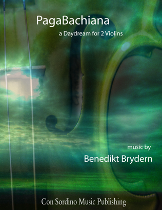Book cover for PagaBachiana - A Daydream for 2 Violins