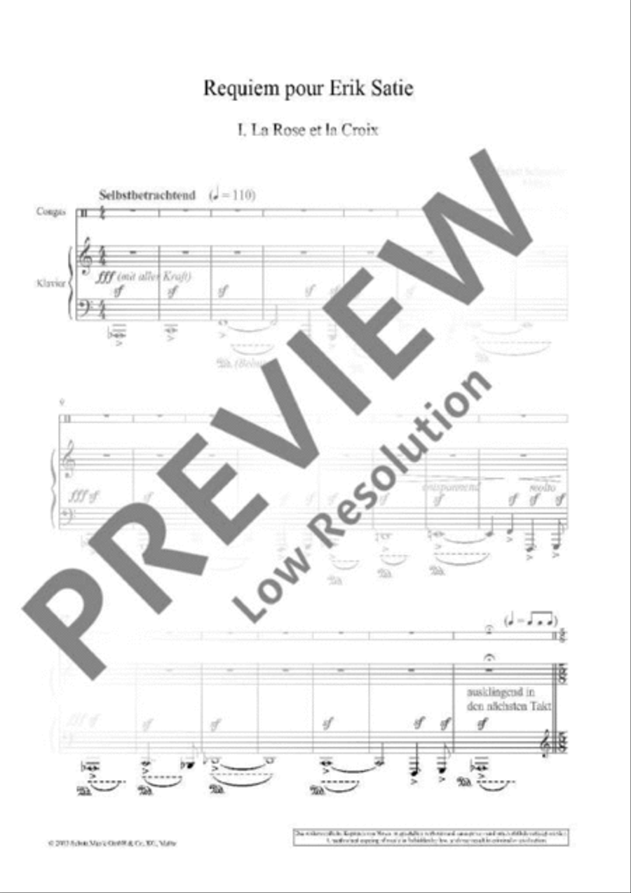 Requiem pour Erik Satie Requiem pour Erik Satie Piano scores gallery preview page 6