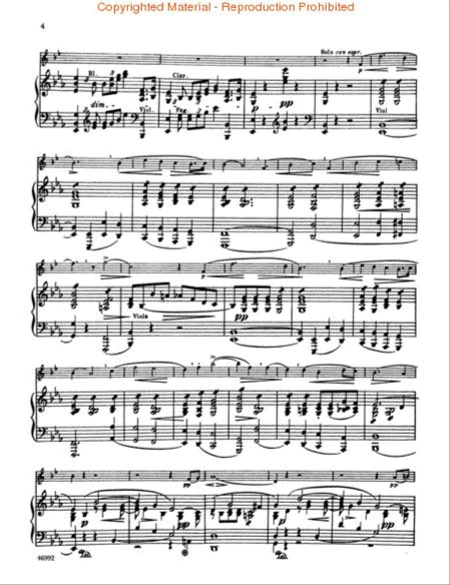 Concerto No. 1 in E Flat Major, Op. 11 Orchestra scores gallery preview page 3