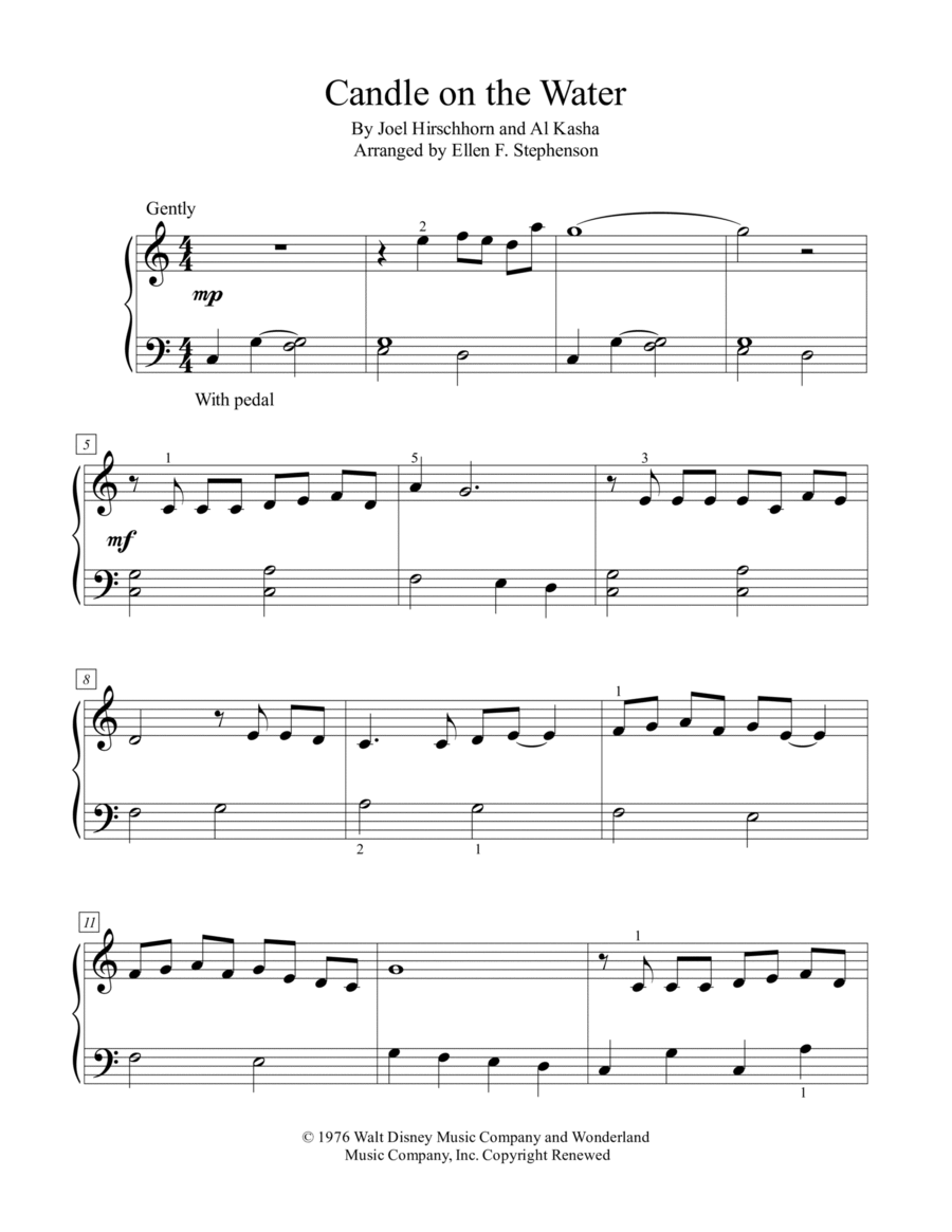 Seek Ye First Easy Piano scores gallery preview page 1