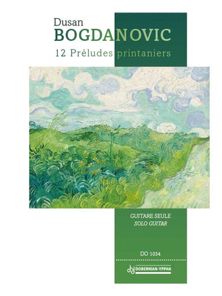 Book cover for 12 Preludes printaniers