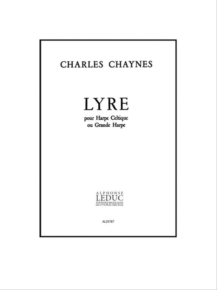 Lyre (harp Solo) Lyre (harp Solo) Harp scores gallery preview page 1