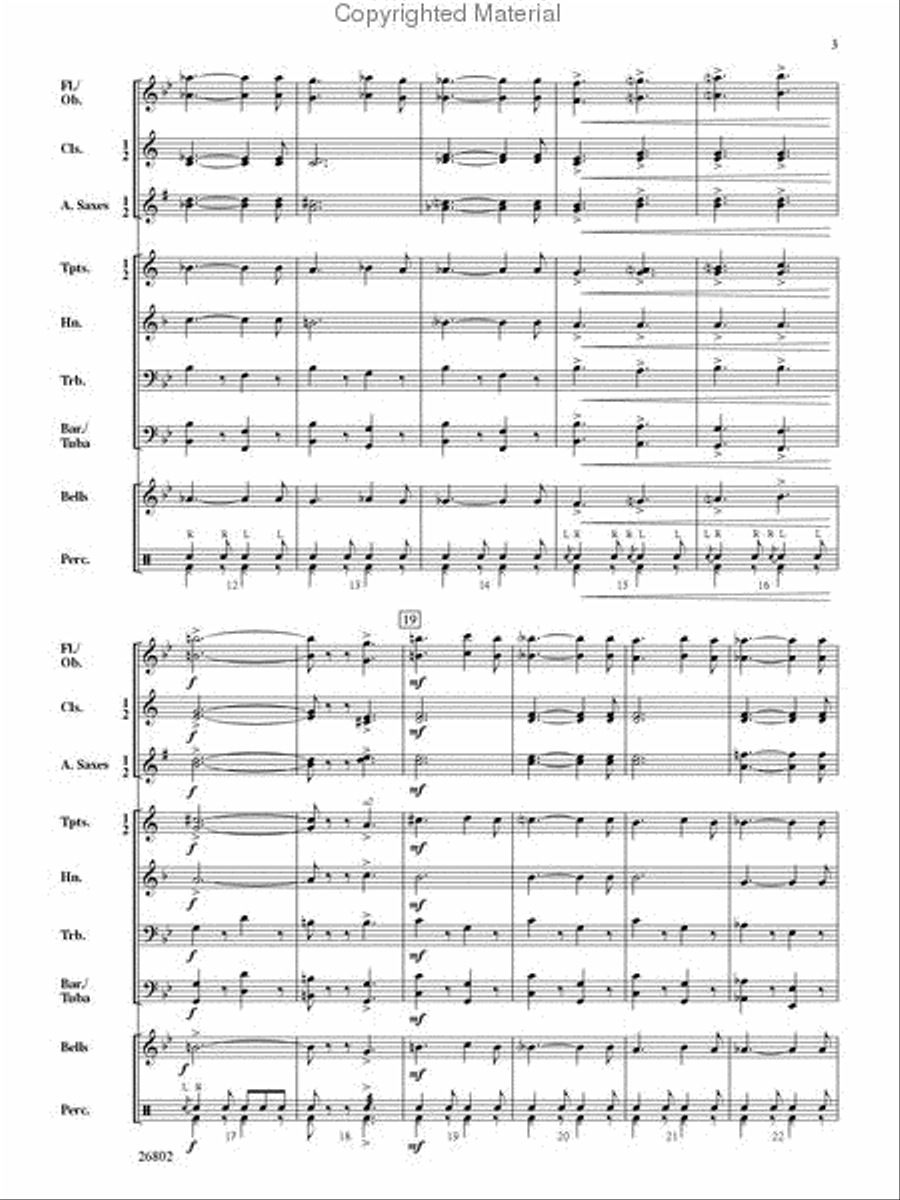 March Chromatica Concert Band scores gallery preview page 3