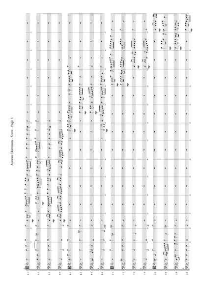 Adorare Dominum for Trombone or Low Brass Sexdectet (16 Part Ensemble) image number null