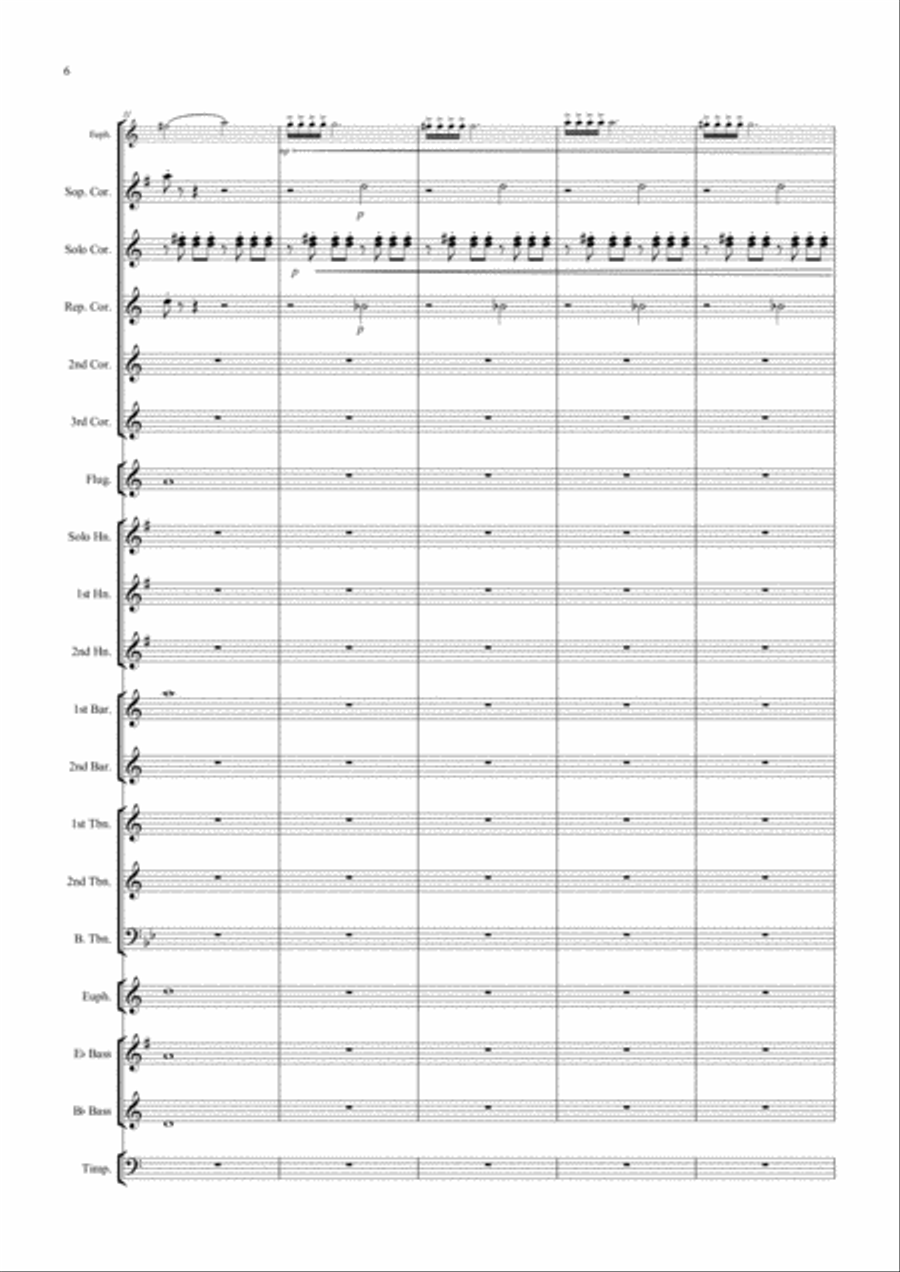 Triumphant Euphonium Triumphant Euphonium Brass Ensemble scores gallery preview page 6