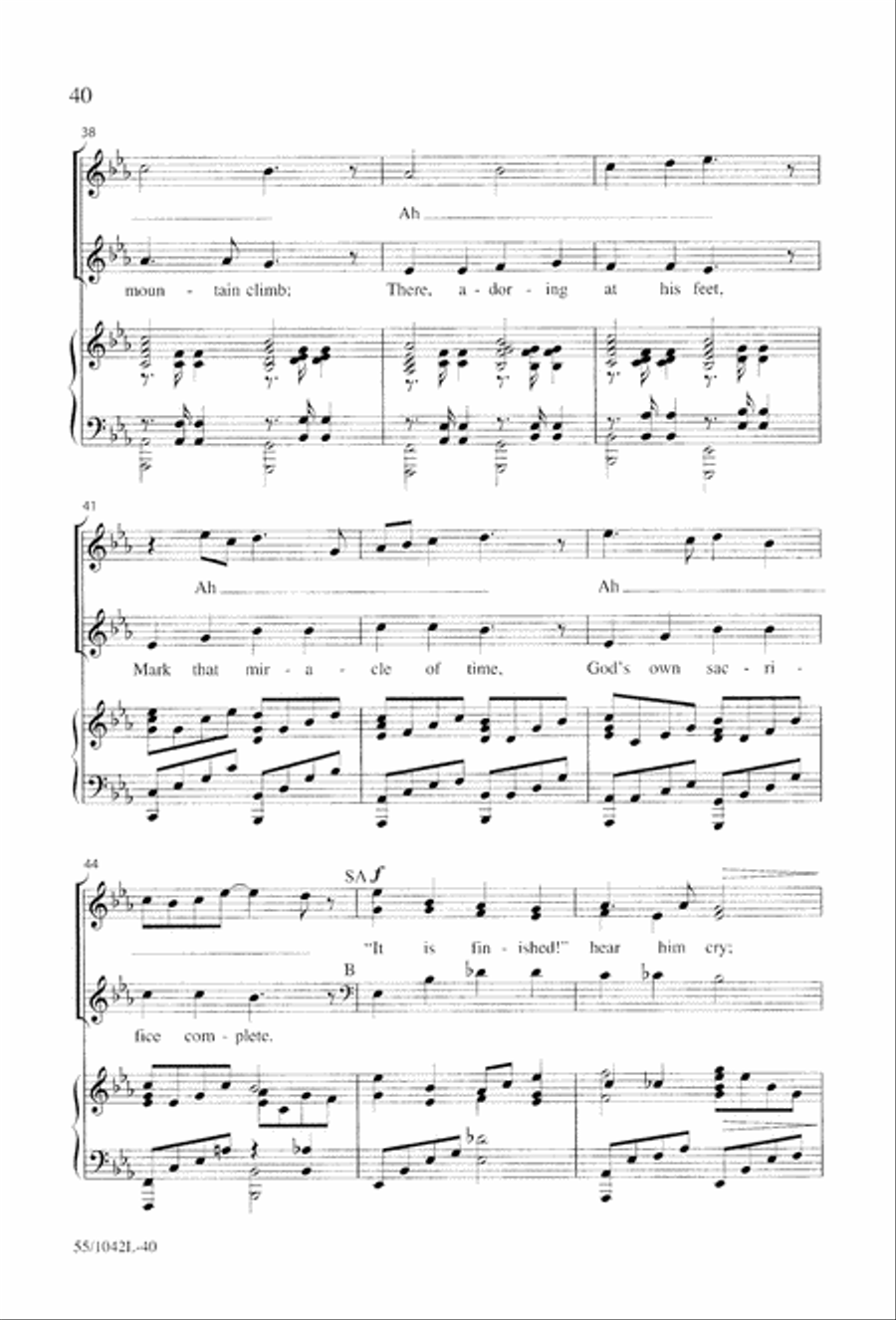 No Greater Love 3-Part scores gallery preview page 42