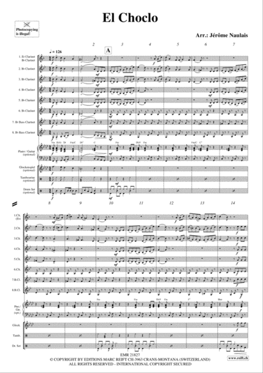 El Choclo Clarinet scores gallery preview page 3