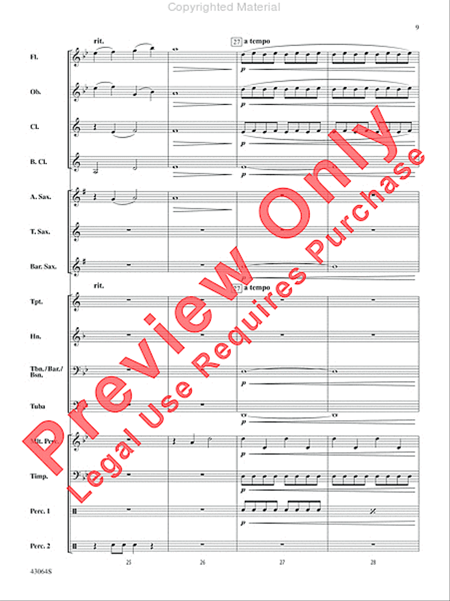 Thor's Hammer Concert Band scores gallery preview page 9