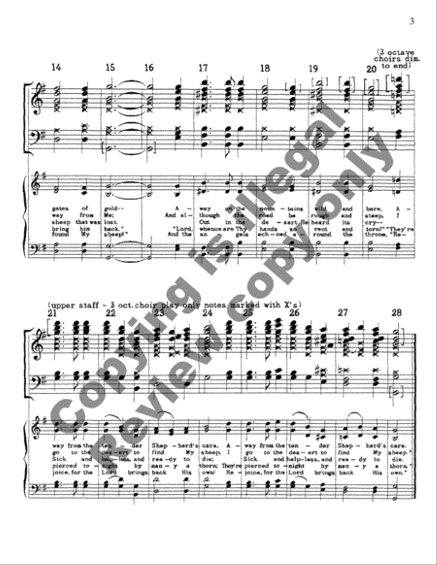 The Ninety & Nine Handbell Choir scores gallery preview page 5