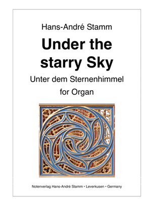 Book cover for Under the Starry Sky for organ