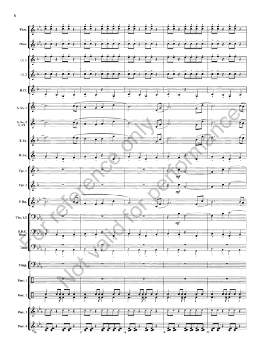 Tempest Rising Concert Band scores gallery preview page 7